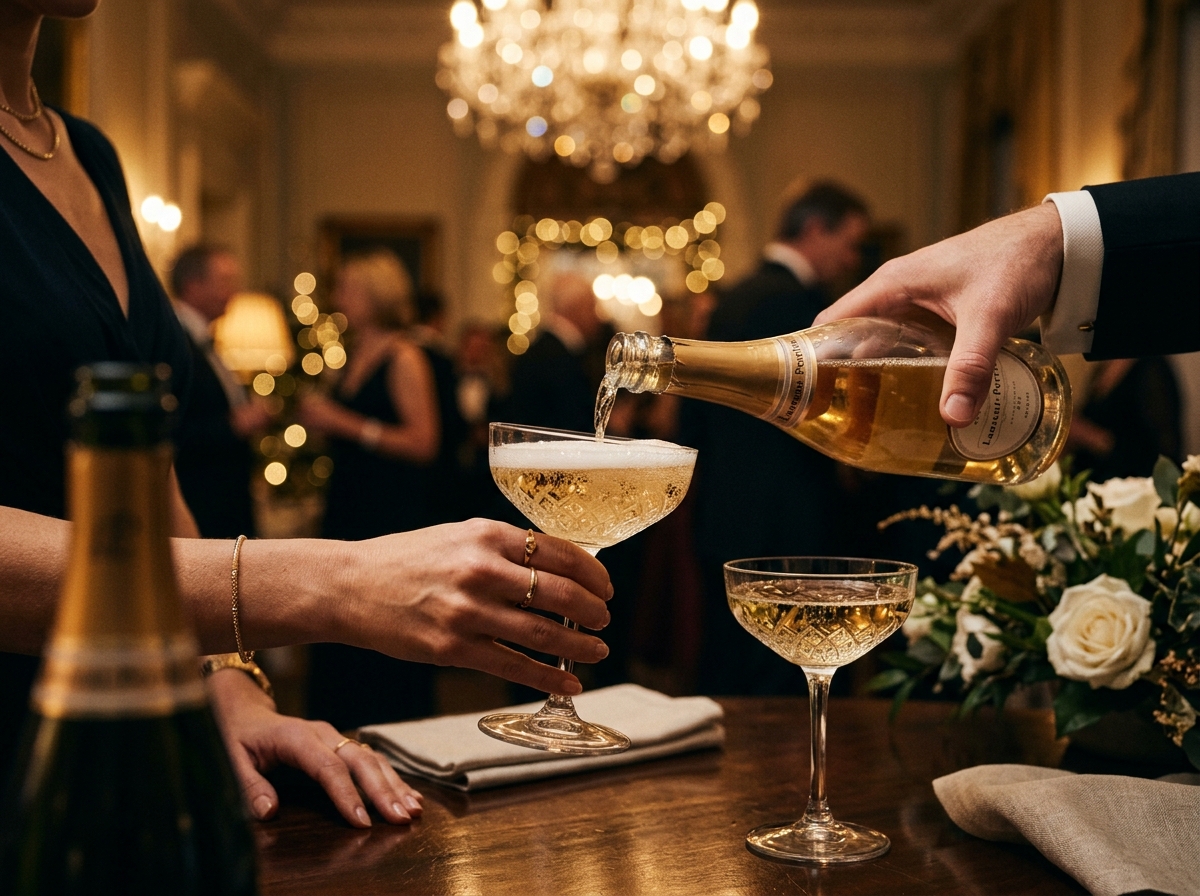 Crystal Champagne Celebration Toast