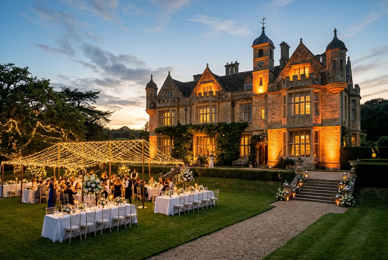 Country Estate Venue at Twilight